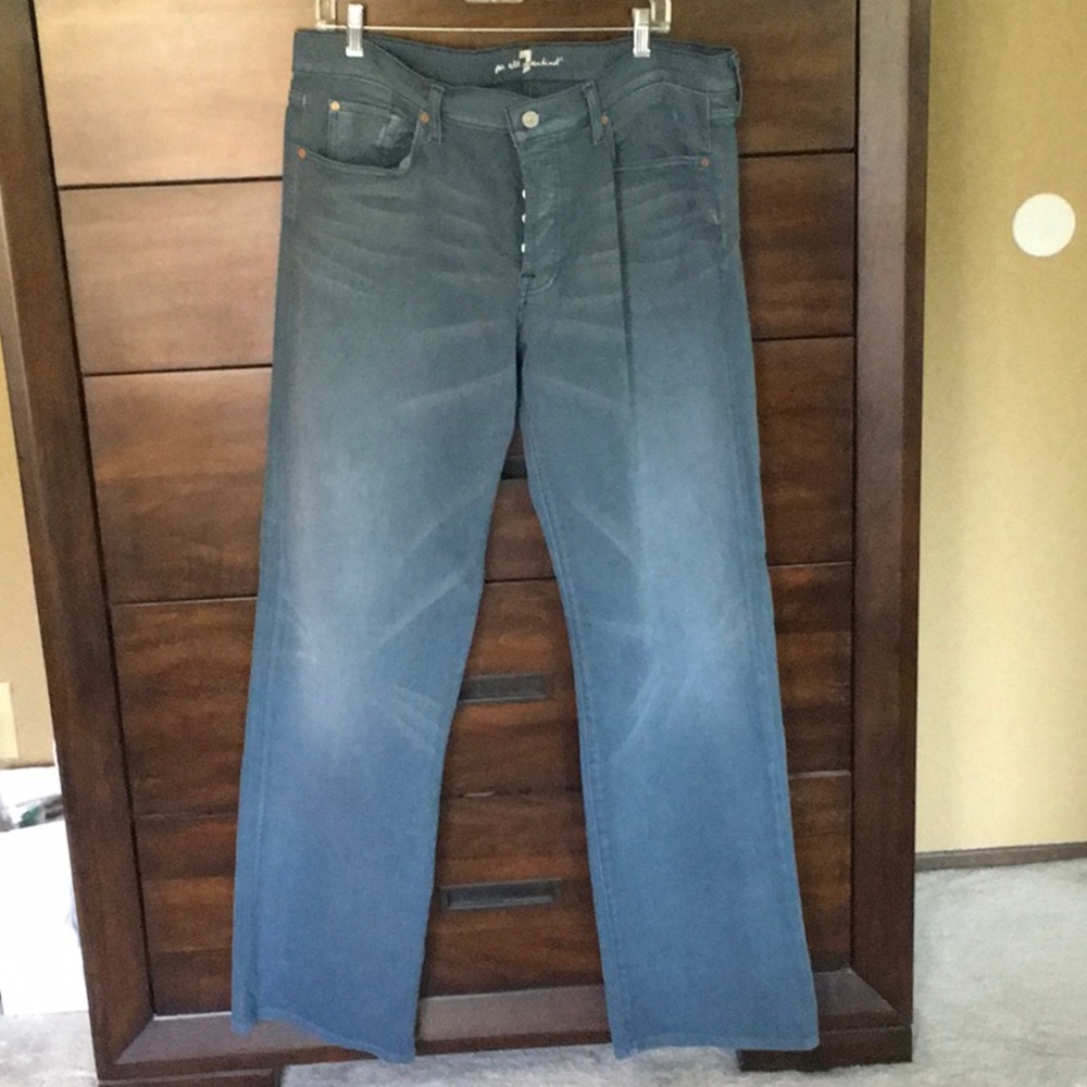 7 For All Mankind Men’s Button Fly Relaxed